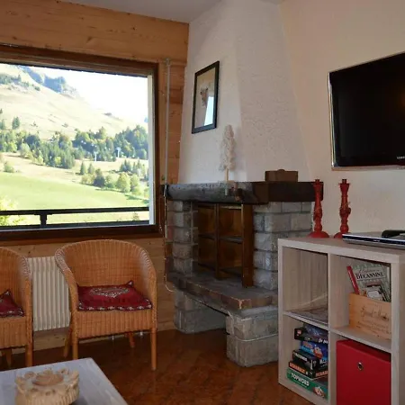 Appt Avec Cheminee, Balcon Sud Et Parking Au Grand-bornand - Fr-1-241-213 Le Grand-Bornand