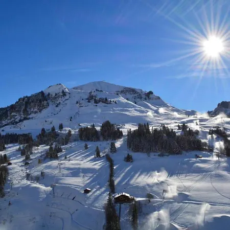 Appt Avec Cheminee, Balcon Sud Et Parking Au Grand-bornand - Fr-1-241-213 דירה לה גראן-בורנו